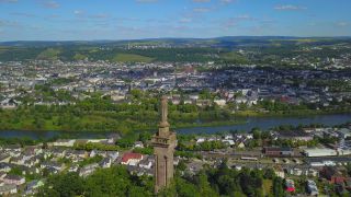 Link to Video | bird's-eye view, Rhineland-Palatinate, Moselle, Germany, Trier, aerial shot, city, Trier-Saarburg