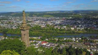 Link to Video | bird's-eye view, Rhineland-Palatinate, Moselle, Germany, Trier, aerial shot, city, Trier-Saarburg