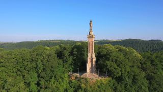 Link zum Video | Vogelperspektive, Rheinland-Pfalz, Mosel, Deutschland, Trier, Luftaufnahme, Stadt, Landkreis Trier-Saarburg