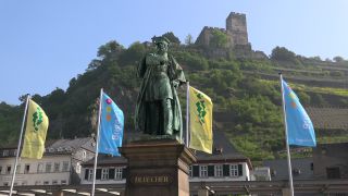 Link to Video | landscape, Rhineland-Palatinate, tourist destination, Germany, tourism region, Kaub, tourist attraction, Rhine, Mittelrheintal, point of interest