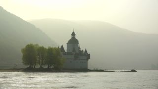 Link to Video | landscape, Rhineland-Palatinate, tourist destination, Germany, tourism region, Kaub, tourist attraction, Rhine, Mittelrheintal, point of interest
