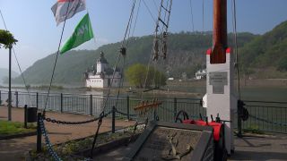 Link to Video | landscape, Rhineland-Palatinate, tourist destination, Germany, tourism region, Kaub, tourist attraction, Rhine, Mittelrheintal, point of interest