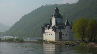 Link zum Video | Landschaft, Rheinland-Pfalz, Tourismusziel, Deutschland, Urlaubsregion, Kaub, Sehenswürdigkeit, Rhein, Mittelrheintal, Point of Interest