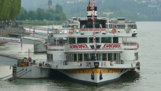 Link to Video | Rhineland-Palatinate, body of water, maritime transport, Germany, Koblenz, river, Rhine, thoroughfare