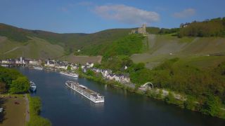 Link to Video | Rhineland-Palatinate, Bernkastel-Kues, Moselle, Germany, wine-producing region, vineyard, viticulture, Mosel-Saar-Ruwer, Moselle Valley