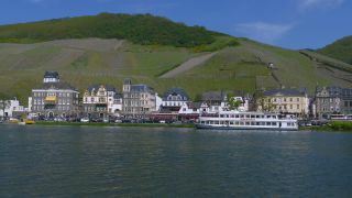 Link to Video | Rhineland-Palatinate, Bernkastel-Kues, Moselle, Germany, wine-producing region, vineyard, viticulture, Mosel-Saar-Ruwer, Moselle Valley