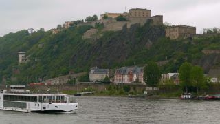 Link to Video | Rhineland-Palatinate, body of water, maritime transport, Germany, Koblenz, river, Rhine, thoroughfare