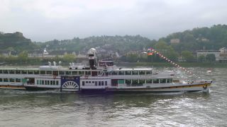 Link to Video | Rhineland-Palatinate, body of water, maritime transport, Germany, Koblenz, river, Rhine, thoroughfare