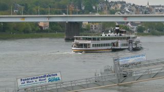 Link to Video | Rhineland-Palatinate, body of water, maritime transport, Germany, Koblenz, river, Rhine, thoroughfare