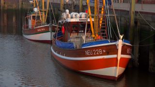 Link to Video | Lower Saxony, East Frisia, Germany, port, cutter, coast