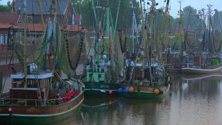 Link to Video | Lower Saxony, East Frisia, Germany, port, cutter, coast