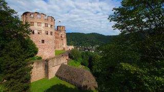 Link to Video | tourist destination, Neckar, castle, Heidelberg, Heidelberg Castle, tourist attraction, château, human-made geographic feature, architectural structure, point of interest, Untermerzbach castle ruins, Baden-Württemberg
