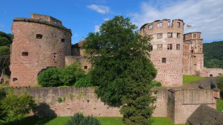 Link to Video | tourist destination, Neckar, castle, Heidelberg, Heidelberg Castle, tourist attraction, château, human-made geographic feature, architectural structure, point of interest, Untermerzbach castle ruins, Baden-Württemberg