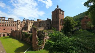Link to Video | tourist destination, Neckar, castle, Heidelberg, Heidelberg Castle, tourist attraction, château, human-made geographic feature, architectural structure, point of interest, Untermerzbach castle ruins, Baden-Württemberg