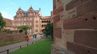 Link to Video | vacation, tourist destination, Neckar, leisure, castle, Heidelberg, Heidelberg Castle, tourist attraction, paid time off, château, human-made geographic feature, architectural structure, point of interest, Untermerzbach castle ruins, Baden-Württemberg