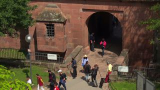 Link to Video | vacation, tourist destination, Neckar, leisure, castle, Heidelberg, Heidelberg Castle, tourist attraction, paid time off, château, human-made geographic feature, architectural structure, point of interest, Untermerzbach castle ruins, Baden-Württemberg