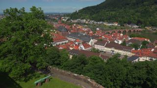 Link to Video | tourist destination, big city, Neckar, Germany, Heidelberg, river, city, tourist attraction, Altstadt, Rhein-Neckar, Baden-Württemberg