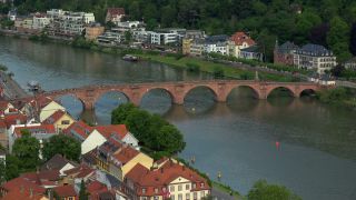 Link to Video | tourist destination, big city, Neckar, Germany, Heidelberg, river, city, tourist attraction, Altstadt, Rhein-Neckar, Baden-Württemberg