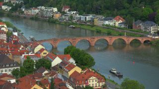Link to Video | tourist destination, big city, Neckar, Germany, Heidelberg, river, city, tourist attraction, Altstadt, Rhein-Neckar, Baden-Württemberg