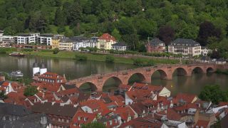 Link to Video | tourist destination, big city, Neckar, Germany, Heidelberg, river, city, tourist attraction, Altstadt, Rhein-Neckar, Baden-Württemberg