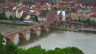 Link to Video | tourist destination, big city, Neckar, Germany, Heidelberg, city, tourist attraction, scenic viewpoint, Rhein-Neckar, Philosophenweg, Baden-Württemberg