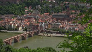 Link to Video | tourist destination, big city, Neckar, Germany, Heidelberg, city, tourist attraction, scenic viewpoint, Rhein-Neckar, Philosophenweg, Baden-Württemberg