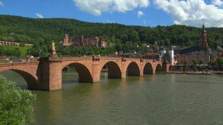 Link to Video | tourist destination, big city, Neckar, Heidelberg, river, tourist attraction, Rhein-Neckar, point of interest, Baden-Württemberg