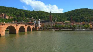 Link to Video | tourist destination, big city, Neckar, Heidelberg, river, tourist attraction, Rhein-Neckar, point of interest, Baden-Württemberg