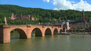 Link to Video | tourist destination, big city, Neckar, Heidelberg, river, tourist attraction, Rhein-Neckar, point of interest, Baden-Württemberg