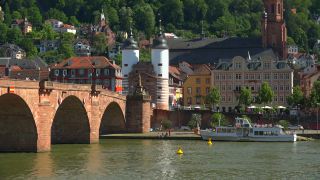Link to Video | tourist destination, big city, Neckar, Heidelberg, river, tourist attraction, Rhein-Neckar, point of interest, Baden-Württemberg