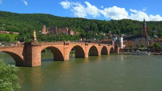 Link to Video | tourist destination, big city, Neckar, Heidelberg, river, tourist attraction, Rhein-Neckar, point of interest, Baden-Württemberg