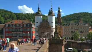 Link to Video | tourist destination, big city, Neckar, Heidelberg, river, tourist attraction, Rhein-Neckar, point of interest, Baden-Württemberg