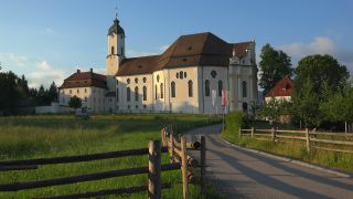 Link to Video | Upper Bavaria, Catholic pilgrimage church, kostyol, pilgrimage site, Wieskirche, church building, Germany, Pfaffenwinkel, Christian Church, Steingaden, Bavaria