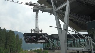 Link to Video | Upper Bavaria, Garmisch-Partenkirchen, cableway, Bayerische Zugspitzbahn Bergbahn, Germany, bottom station, Grainau, Werdenfelser Land, mode of transport, Transportmittel, Bavaria