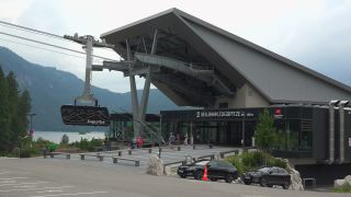 Link to Video | Upper Bavaria, Garmisch-Partenkirchen, cableway, Bayerische Zugspitzbahn Bergbahn, Germany, bottom station, Grainau, Werdenfelser Land, mode of transport, Transportmittel, Bavaria