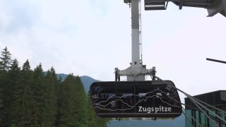 Link to Video | Upper Bavaria, Garmisch-Partenkirchen, cableway, Bayerische Zugspitzbahn Bergbahn, Germany, bottom station, Grainau, Werdenfelser Land, mode of transport, Transportmittel, Bavaria
