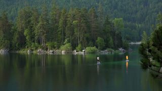 Link to Video | Garmisch-Partenkirchen, Upper Bavaria, landscape, Garmisch-Partenkirchen, Germany, lake, Grainau, Werdenfelser Land, Eibsee, landform, still waters, nature, Bavaria