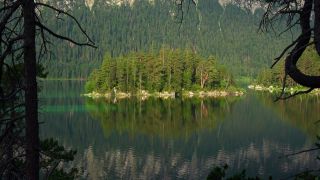 Link to Video | Garmisch-Partenkirchen, Upper Bavaria, landscape, Garmisch-Partenkirchen, Germany, lake, Grainau, Werdenfelser Land, Eibsee, landform, still waters, nature, Bavaria