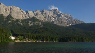 Link to Video | Upper Bavaria, landscape, Garmisch-Partenkirchen, body of water, Germany, lake, Grainau, Werdenfelser Land, Eibsee, Wetterstein, mountain range