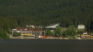 Link to Video | Upper Bavaria, landscape, Garmisch-Partenkirchen, body of water, Germany, lake, Grainau, Werdenfelser Land, Eibsee, Wetterstein, mountain range