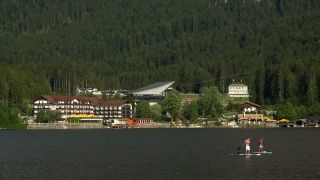 Link to Video | Upper Bavaria, landscape, Garmisch-Partenkirchen, body of water, Germany, lake, Grainau, Werdenfelser Land, Eibsee, Wetterstein, mountain range