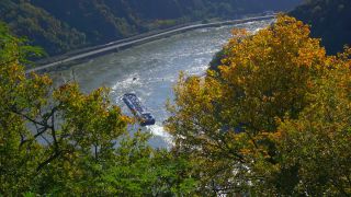 Link to Video | landscape, Rhineland-Palatinate, tourist destination, Germany, Loreley, tourist attraction, Middle Rhine, Rhine, scenic viewpoint, nature