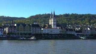 Link to Video | Rhineland-Palatinate, waterway, Germany, Boppard, main stream, Rhine