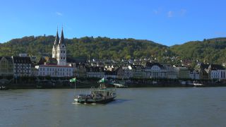 Link to Video | Rhineland-Palatinate, waterway, Germany, Boppard, main stream, Rhine