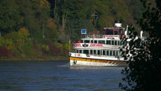 Link to Video | paddle steamer, Rhineland-Palatinate, Goethe, Koblenz-Stolzenfels, Germany, passenger ship, mode of transport, vehicle, tourist attraction, Rhine, transport