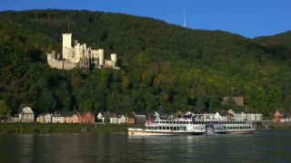 Link to Video | paddle steamer, Rhineland-Palatinate, Goethe, Koblenz-Stolzenfels, Germany, passenger ship, mode of transport, vehicle, tourist attraction, Rhine, transport