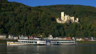 Link zum Video | Raddampfer, Rheinland-Pfalz, Goethe, Koblenz-Stolzenfels, Deutschland, Passagierschiff, Verkehrsträger, Verkehrsmittel, Sehenswürdigkeit, Rhein, Transport