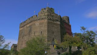 Link to Video | Rhineland-Palatinate, Germany, castle, Sankt Goar-Oberwesel, tourist attraction, Rhine, Oberwesel, architectural structure, Schönburg