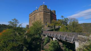 Link to Video | Rhineland-Palatinate, Germany, castle, Sankt Goar-Oberwesel, tourist attraction, Rhine, Oberwesel, architectural structure, Schönburg