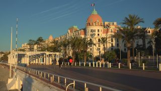 Link to Video | tourist destination, France, Provence-Alpes-Côte d'Azur, big city, French Riviera, hotel, Nice, Mediterranean Sea, tourism, tourist attraction, tourism destination, Hotel Negresco, mediterranean sea